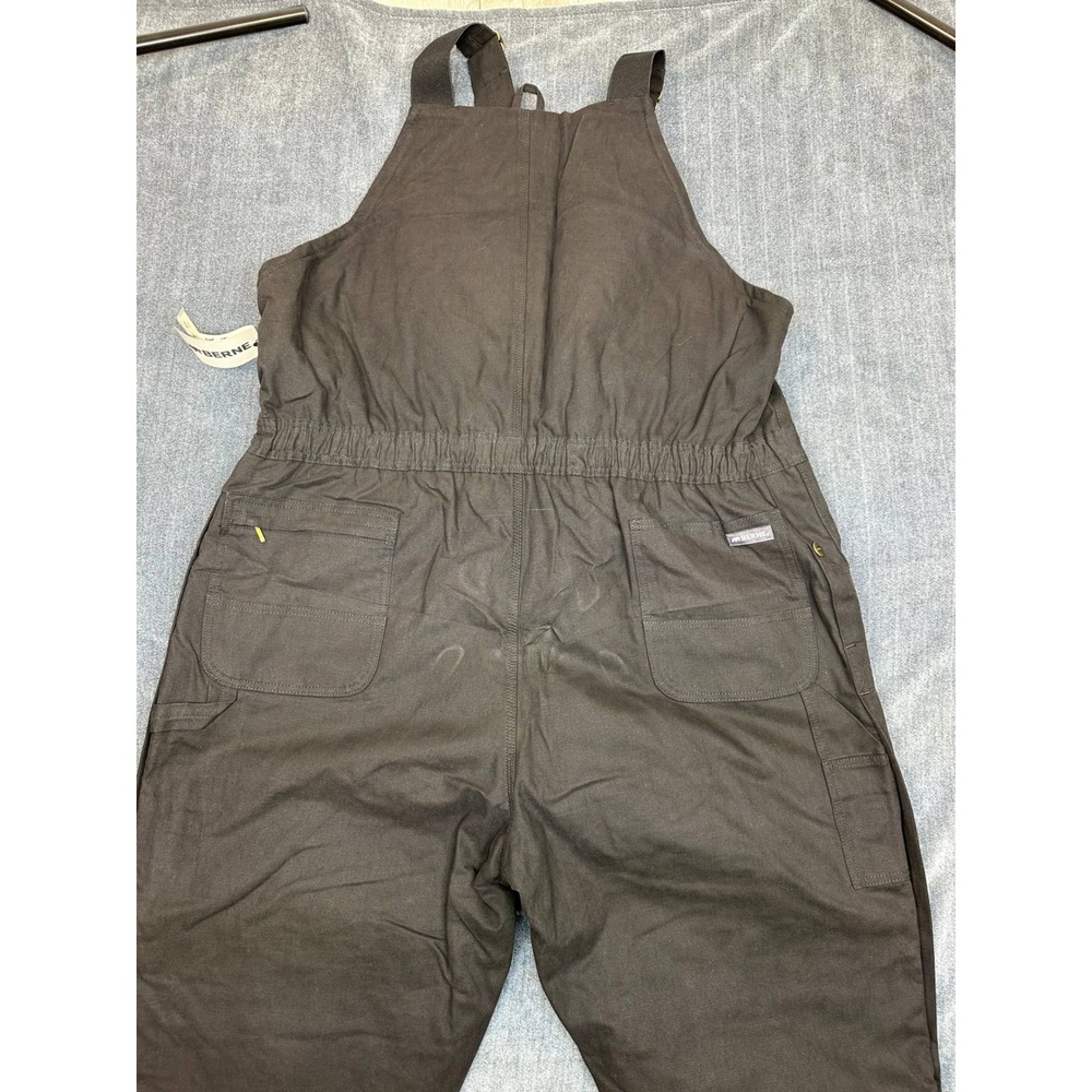 Berne Womens 3XL Regular Black Insulated Bib Overalls WB515BK Workwear New - Picture 8 of 13